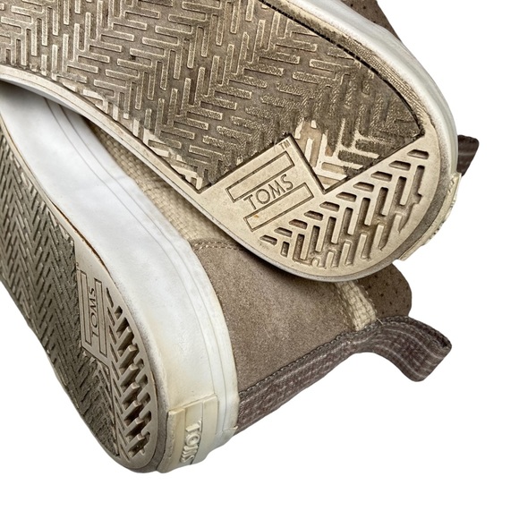 TOMS Camilia High-Top Suede / Canvas Sneaker Size US 7.5 - Picture 10 of 15